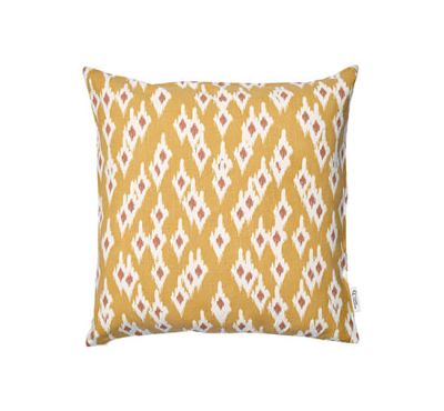 Classic Collection Ikat Diamond-tyynyliina okra | Alk. 40,00 €