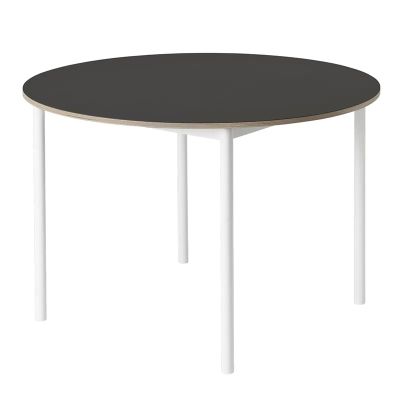 Muuto, Base ruokapöytä 110 cm - Black Nanolaminate Plywood White | Alk. 1 774,00 €