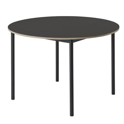 Muuto, Base ruokapöytä 110 cm - Black Nanolaminate Plywood Black | Alk. 1 774,00 €