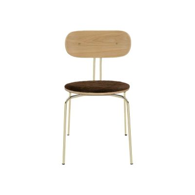 Umage, Curious ruokapöydän tuoli tammi/messinki Teddy Brown