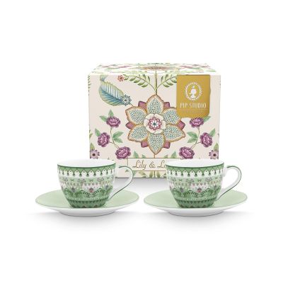 PIP Studio Lily & Lotus espressokuppi 120 ml 2 kpl | Alk. 29,00 €