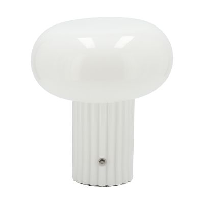 Scandi Living Haven pöytävalaisin kannettava 22 cm Valkoinen