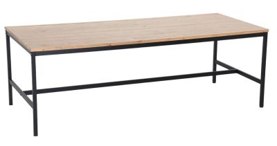 Veke Have ruokapöytä 220x95 cm antiikkipetsattu/musta | Alk. 599,00 €