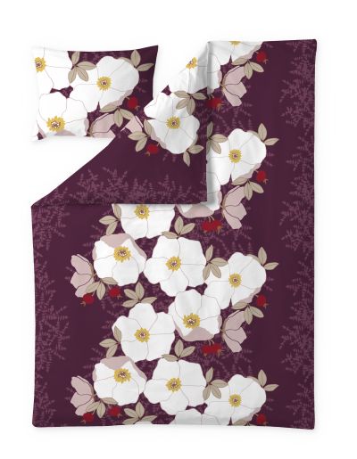 Finlayson Rosa satiinipussilakanasetti Tummanvihreä