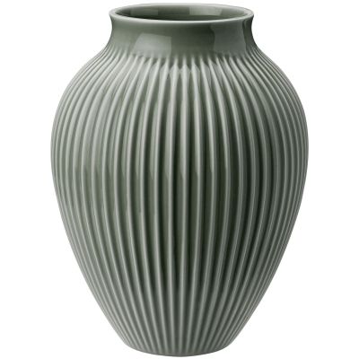 Knabstrup Ripple Celadon -vaasi 20 cm, vihreä | Alk. 57,95 €