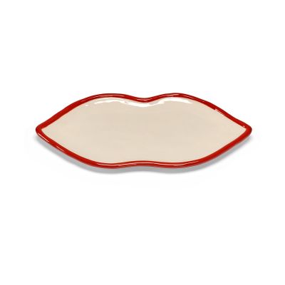 Serax Les Objets Mouleversants tarjotin L Red-white