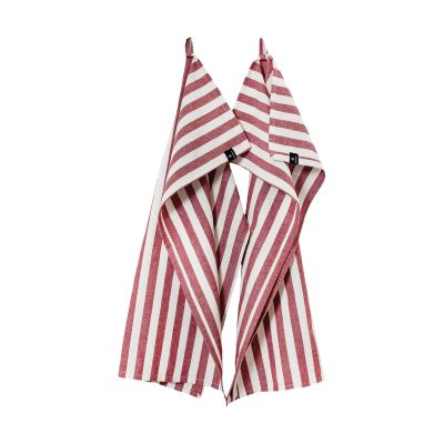 Himla Bretagne keittiöpyyhe 50x70 cm 2-pack Syvä punainen