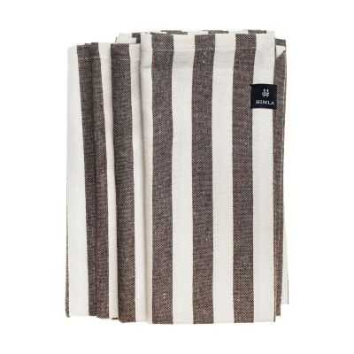 Himla Bretagne kangaslautasliina 50x50 cm 4-pack Suklaa