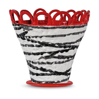 Byon Patty ruukku L Ø30 cm Zebra-punainen