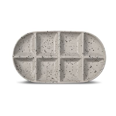 Sagaform Ditte tarjoiluvati suuri 20x36 cm Harmaa-musta