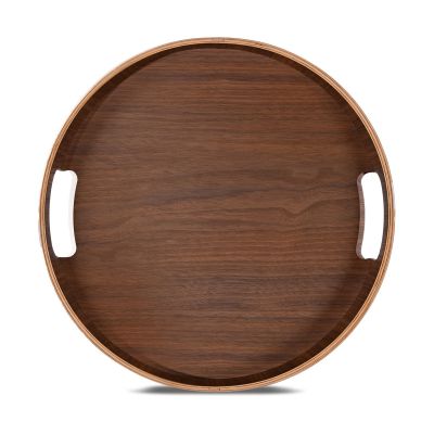 Sagaform Hanna tarjotin pyöreä Ø35 cm Tummanruskea | Alk. 75,00 €