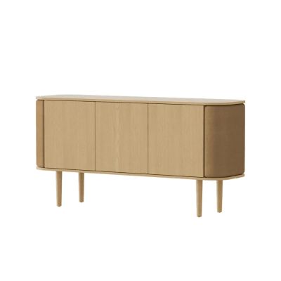 Umage, Treasures 3-ovinen kaappi tammi/Brown faux leather | Alk. 1 266,00 €