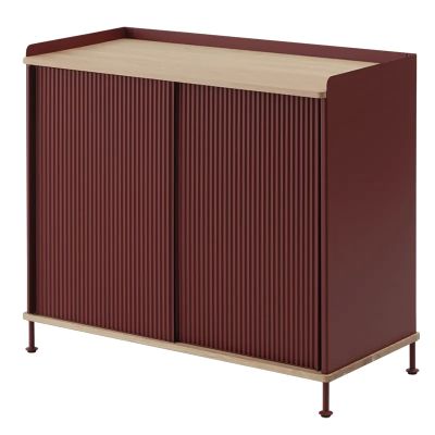 Muuto, Enfold senkki 100 x 45 cm - oiled oak Deep Red