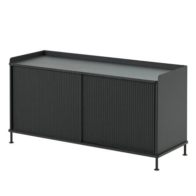 Muuto, Enfold senkki 124 x 45 cm - Black Anthracite Black | Alk. 2 346,00 €