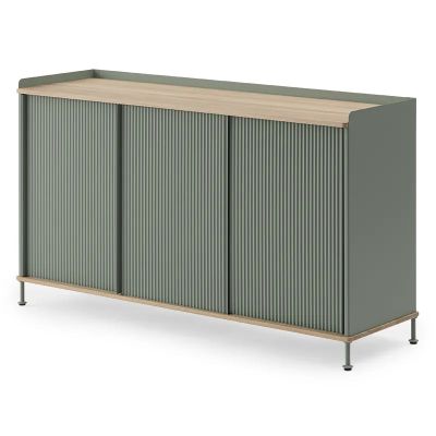 Muuto, Enfold senkki 148 x 45 cm - oiled oak Dusty Green