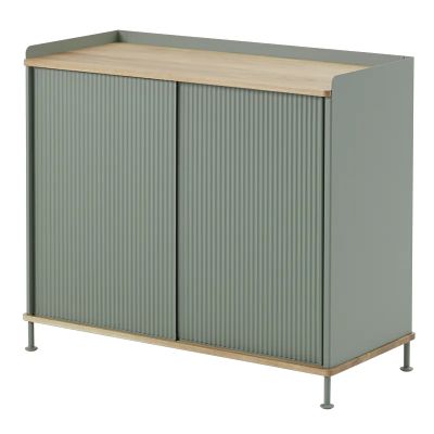 Muuto, Enfold senkki 100 x 45 cm - oiled oak Dusty Green