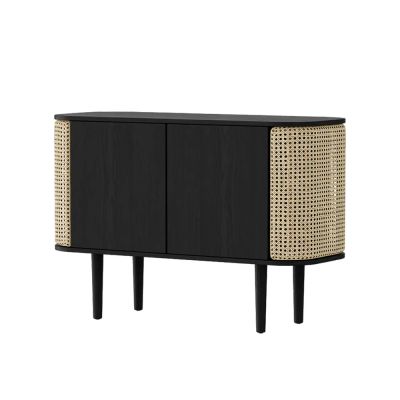 Umage, Treasures 2-ovinen kaappi, musta tammi/Venetian Cane