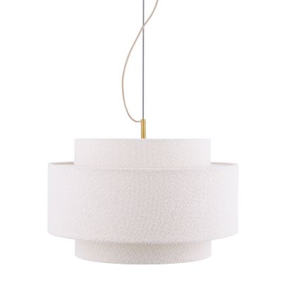 Globen Lighting Noah Bouclé riippuvalaisin 50 cm, valkoinen | Alk. 259,00 €