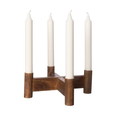 ERNST Ernst adventtikynttelikkö Ø22x8 cm Tummanruskea | Alk. 37,90 €