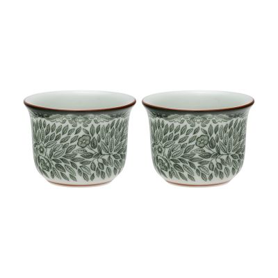 Rörstrand Ostindia Floris -munakuppi, 2-pakkaus Vihreä | Alk. 32,90 €