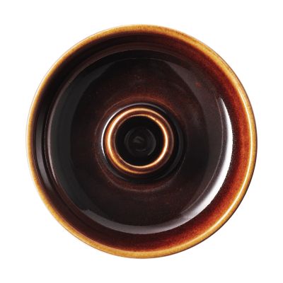 Arabia Kirnu kynttilänjalka Ø11x3,5 cm Ruskea