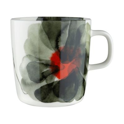 Marimekko Valssi muki 40 cl White-forest green-tomato red | Alk. 19,60 €