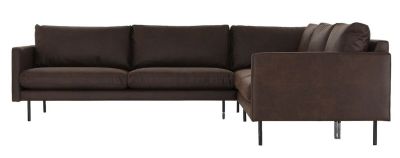 Veke Scandic Copenhagen kulmasohva 3K2 ruskea Colorado 05 bonded-nahka | Alk. 2 990,00 €