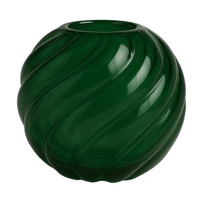 Cooee Design Twist pallo maljakko Ø20x19 cm Metsänvihreä | Alk. 75,00 €