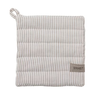 ERNST Ernst patalappu raidallinen 23x25 cm Beige-valkoinen raita | Alk. 10,32 €