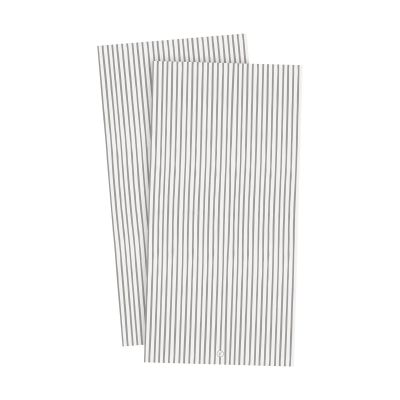 ERNST Ernst lautasliina raidallinen 10x20 cm 20-pakkaus Valko-harmaa raita | Alk. 6,90 €