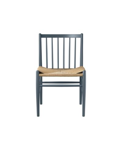 FDB Møbler J80 tuoli Beech blue grey painted-nature | Alk. 398,30 €