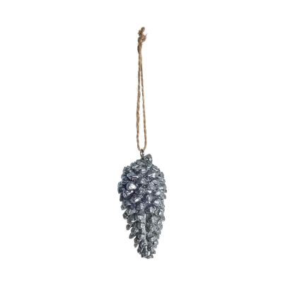 Lene Bjerre Serafina käpy koriste-riipus 8,2 cm Antiikkiharmaa | Alk. 6,95 €