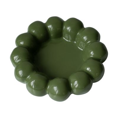 DBKD Bright kynttilänalusta Ø17 cm Kiiltävän vihreä | Alk. 15,90 €