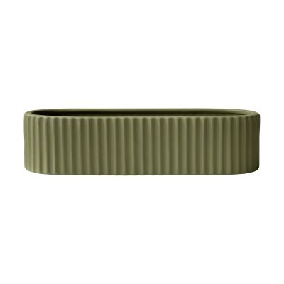 DBKD Stripe kynttilänjalka 30 cm Vihreä | Alk. 36,90 €