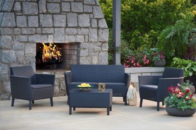 KETER Salemo sohvaryhmä, grafiitin harmaa, asiakaspalautus