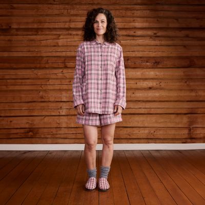 Finlayson Aino flanellipyjama Vaaleanpunainen
