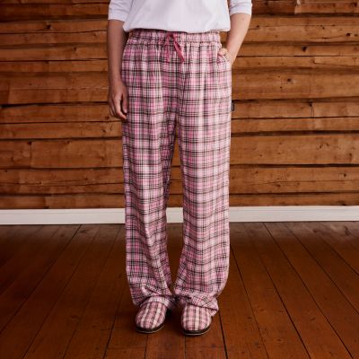 Finlayson Aino flanellipyjamahousut Vaaleanpunainen | Alk. 29,95 €