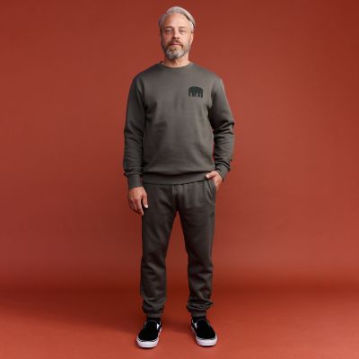 Finlayson Elefantti collegepusero Tummanvihreä | Alk. 49,95 €