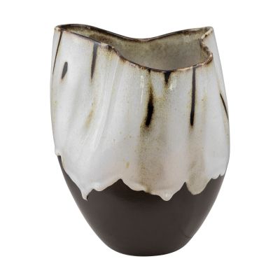 Mette Ditmer By Hand -maljakko small 24,5 cm Off-white