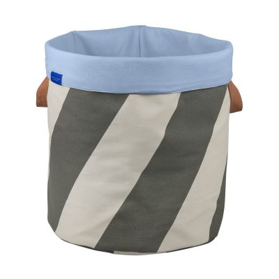 Mette Ditmer Diagonaalinen pyykkikori Ø40x50 cm Tummanoliivihiekka