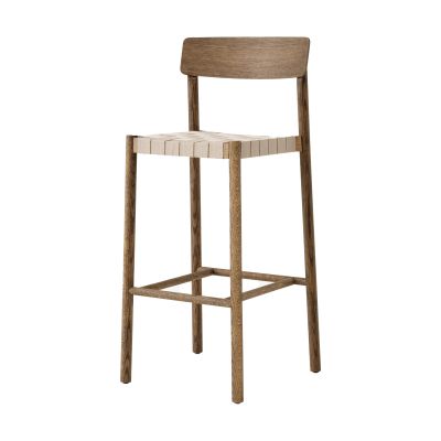 &Tradition Betty TK15 Bar Chair baarituoli 75 cm Savutammi-luonnonvärinen pellava