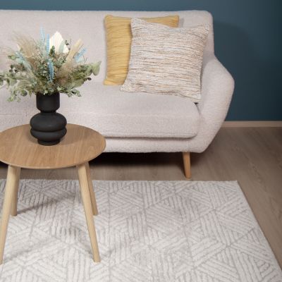 Mattokymppi Modena nukkamatto 230x330 cm vaaleanharmaa