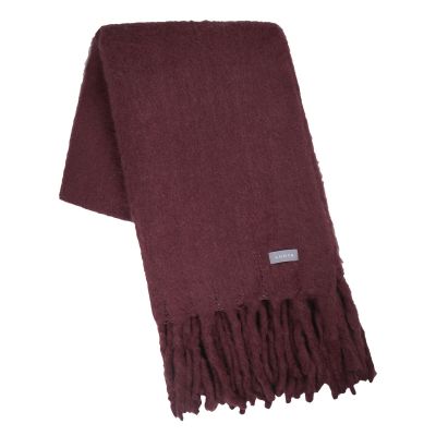 Luhta Laakso torkkupeitto 120x150 cm viininpunainen