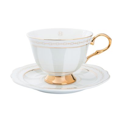 Hilke Collection Strisce Tortora kuppi ja lautanen 22 cl | Alk. 55,00 €