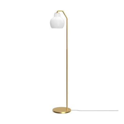 Louis Poulsen VL Ring Crown lattiavalaisin Messinki-opalilasi