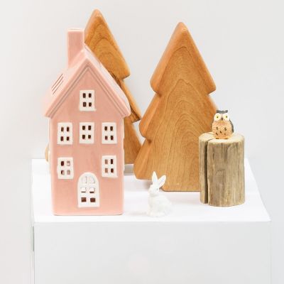 4Living Copenhagen talolyhty 19 cm vaaleanpunainen