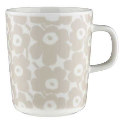 Marimekko Pikkuinen Unikko -muki 25 cl, valkoinen/beige