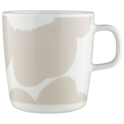 Marimekko Iso Unikko muki 4 dl, valkoinen/beige