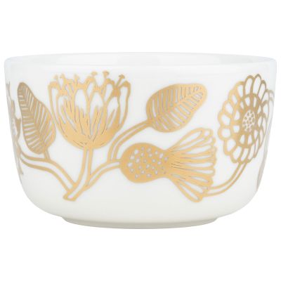 Marimekko Tiara kulho 2,5 dl, valkoinen/kulta
