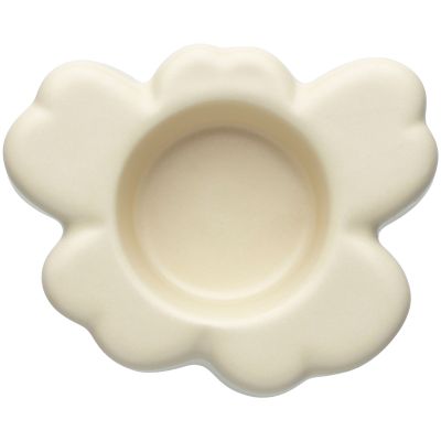 Marimekko Unikko tuikkulyhty 10 cm, beige/valkoinen